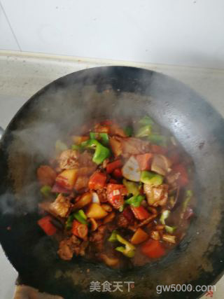 私房大盘鸡的做法步骤：8