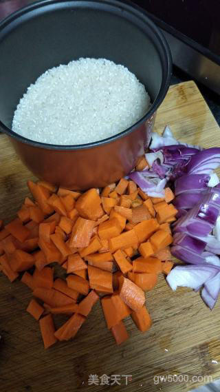 羊肉手抓饭。的做法步骤：1