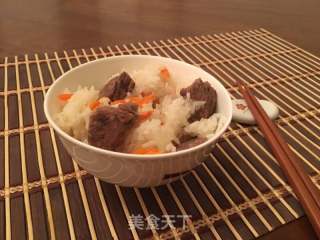 新疆羊肉抓饭的做法步骤：6