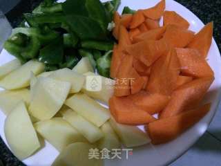 家庭版大盘鸡的做法步骤:5