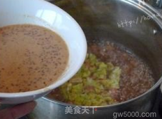 【豆沫油条】独具河南特色的美味早餐的做法步骤：7