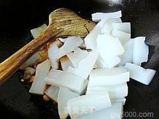 牛肉豆豉炒凉粉的做法步骤：6