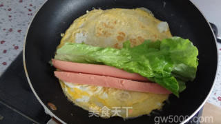 鸡蛋灌饼的做法步骤：7