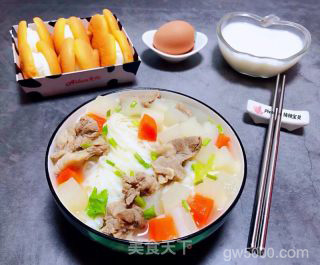羊肉烩面的做法步骤：16
