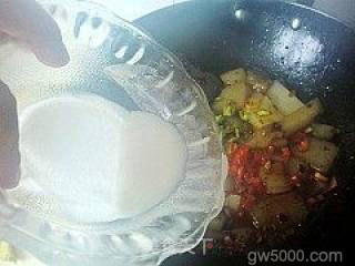 牛肉豆豉炒凉粉的做法步骤：10