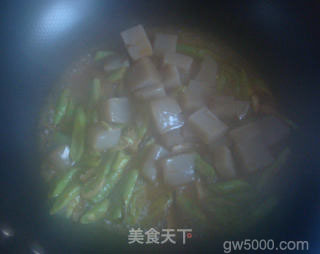 四季豆炒凉粉的做法步骤：6