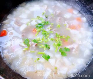 羊肉烩面的做法步骤：10