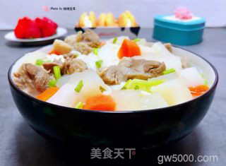 羊肉烩面的做法步骤：13
