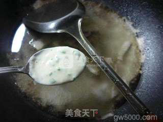 五花肉韭菜面疙瘩的做法步骤：6