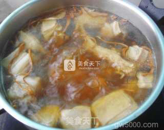 虫草花山药羊肉汤的做法步骤：6