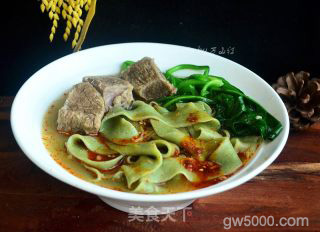 牛肉菠菜烩面的做法步骤：17