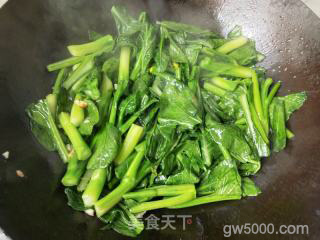 清炒菜心的做法步骤：5