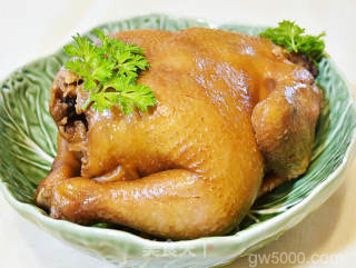豉油鸡（又名酱油鸡）的做法步骤：9
