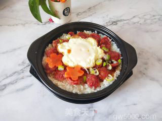 腊肠煲仔饭的做法步骤：10