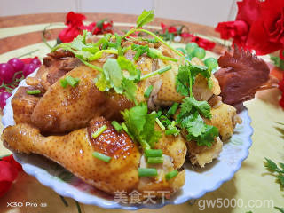 电饭锅盐焗豉油鸡的做法步骤：6