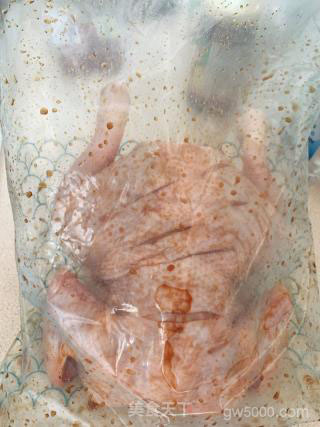 无水葱油鸡的做法步骤：1