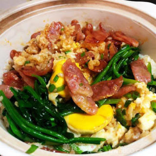 味道好的腊味煲仔饭的做法的做法步骤：3