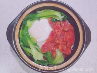 腊味煲仔饭的做法步骤：5