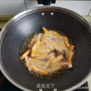 咸鸭蛋黄焗南瓜的做法步骤：7
