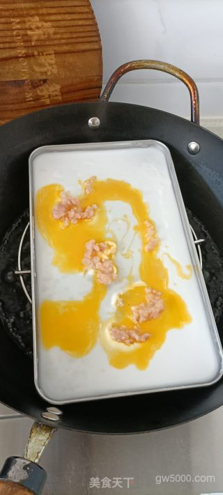 鸡蛋肠粉的做法步骤：2