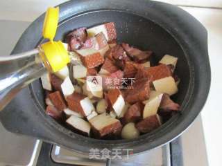 腊肉炒香干的做法步骤：7