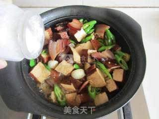 腊肉炒香干的做法步骤：10