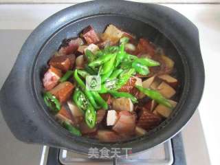 腊肉炒香干的做法步骤：9