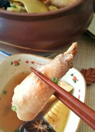 春笋腊肉汽锅鸡的做法步骤：8