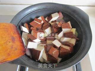 腊肉炒香干的做法步骤：6