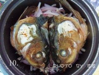 麻辣干锅鱼头 （电饭锅版）的做法步骤：10