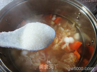 银耳红薯花色年糕的做法步骤：7