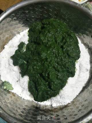 艾叶粑粑的做法步骤：7