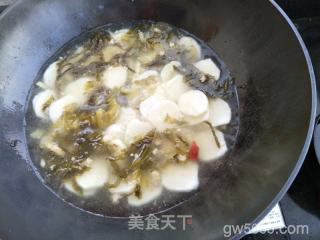 肉末雪菜年糕的做法步骤：7