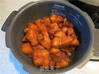 快速电锅版东坡肉的做法步骤：11