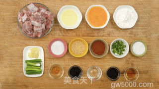 糖醋排骨的做法步骤：1