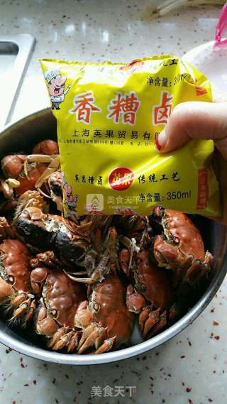 卤汁大闸蟹的做法步骤：3