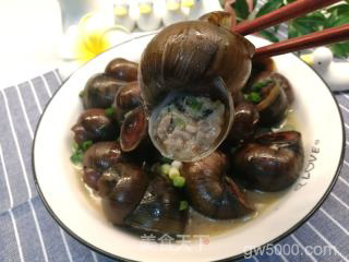 清明螺，赛过鹅～田螺塞肉的做法步骤：7