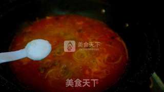 番茄牛肉煮米粉的做法步骤：13