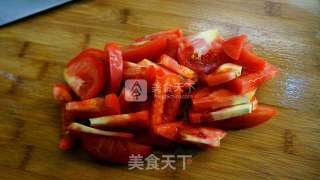番茄牛肉煮米粉的做法步骤：5