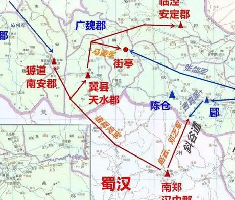 诸葛亮为什么自己不去守街亭 马谡兵败时诸葛亮在做什么
