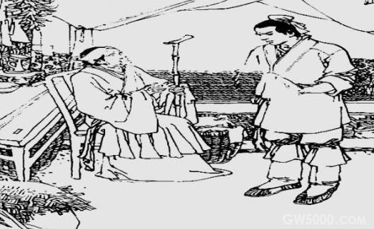 瞎母烧钱孝子不怨的故事