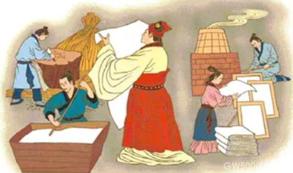 蔡伦与姑田漂白纸的传说