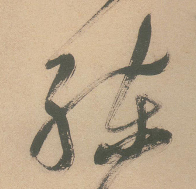练的书法