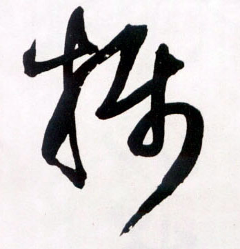 摄的书法