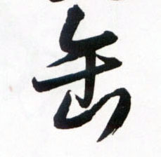 缶的书法