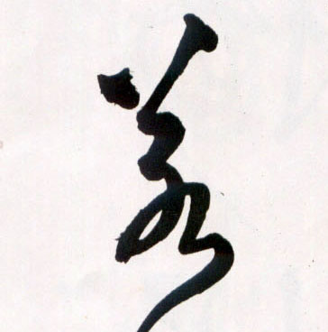 若的书法