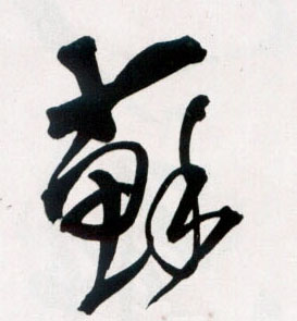 苏的书法