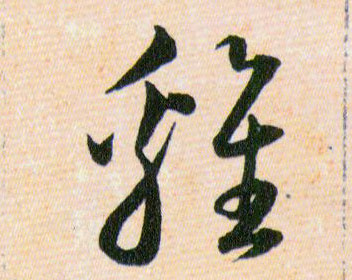 雞【鸡】的书法