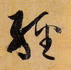 经的书法