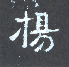 扬的书法